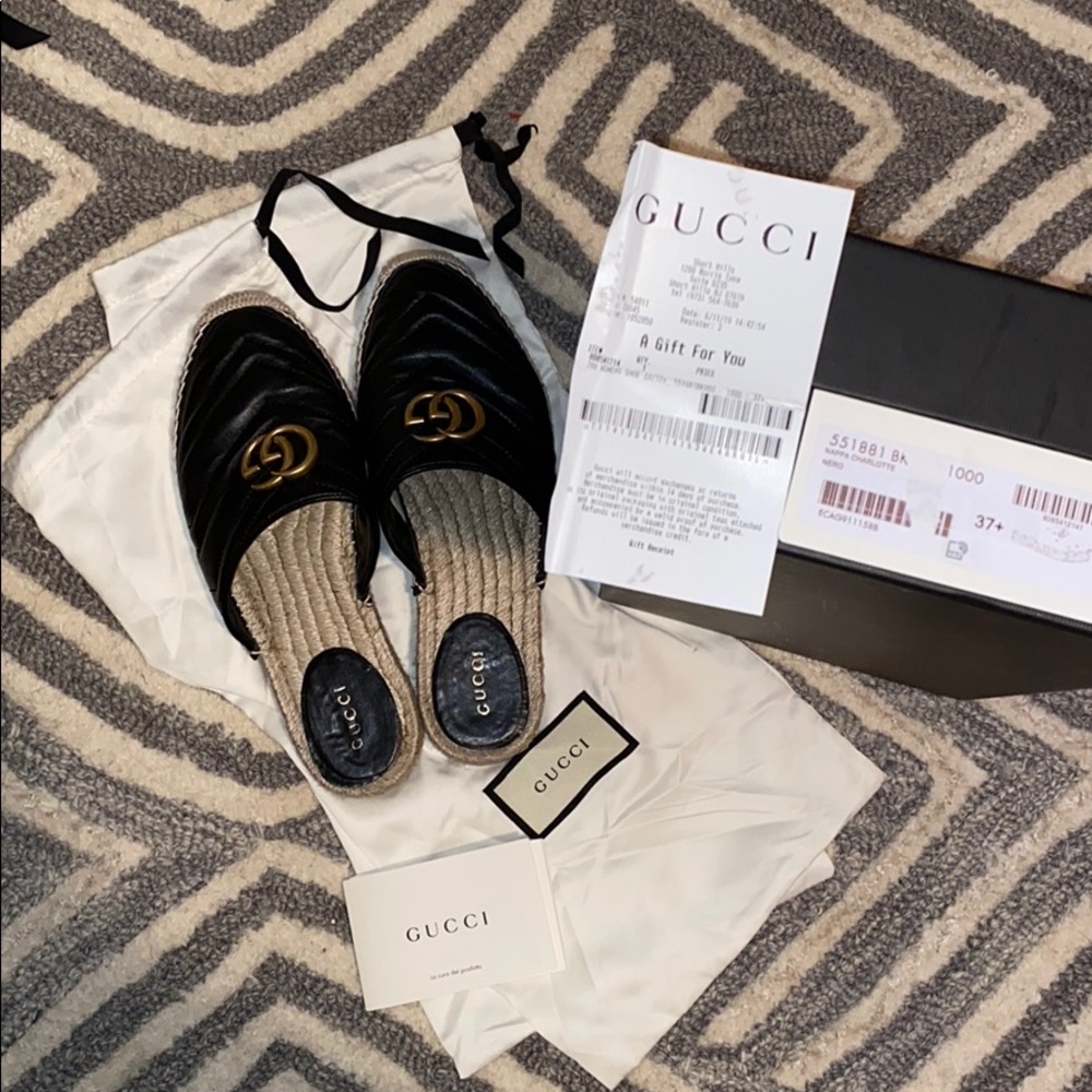 Gucci Nappa Charlotte Shoes (black)